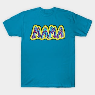 90s MAMA Bright Leopard T-Shirt